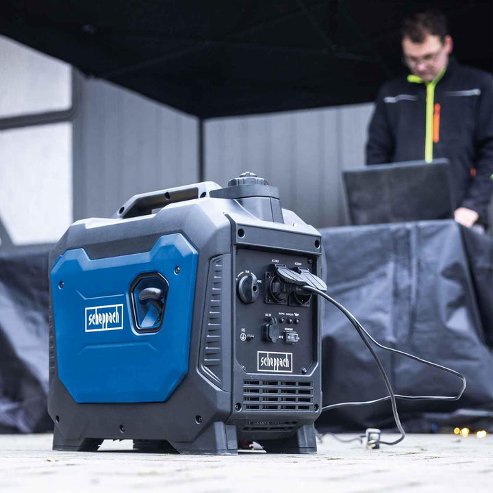 Scheppach Inverter Benzin Stromerzeuger SG2500i Stromgenerator Notstromaggregat | mit Invertertechni