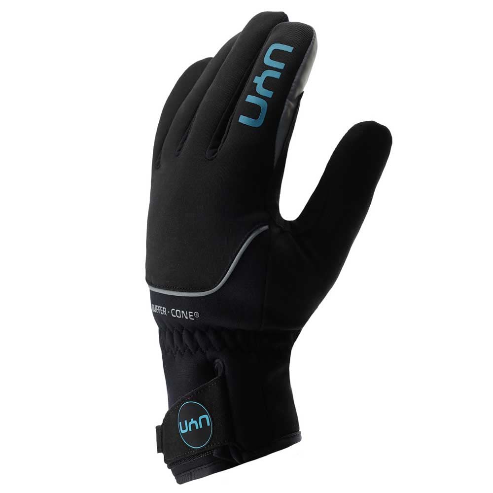 UYN Unisex Firebolt Gloves, Schwarz Schwarz, M