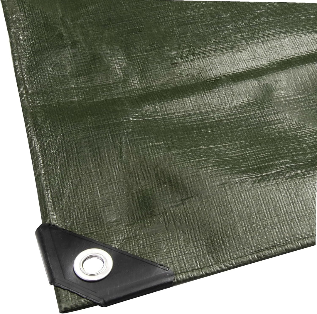 WERKA PRO Bâche multifonctions Noire et Verte m2 WerkaPro 10668 Abdeckplane, wasserdicht, multifunkt