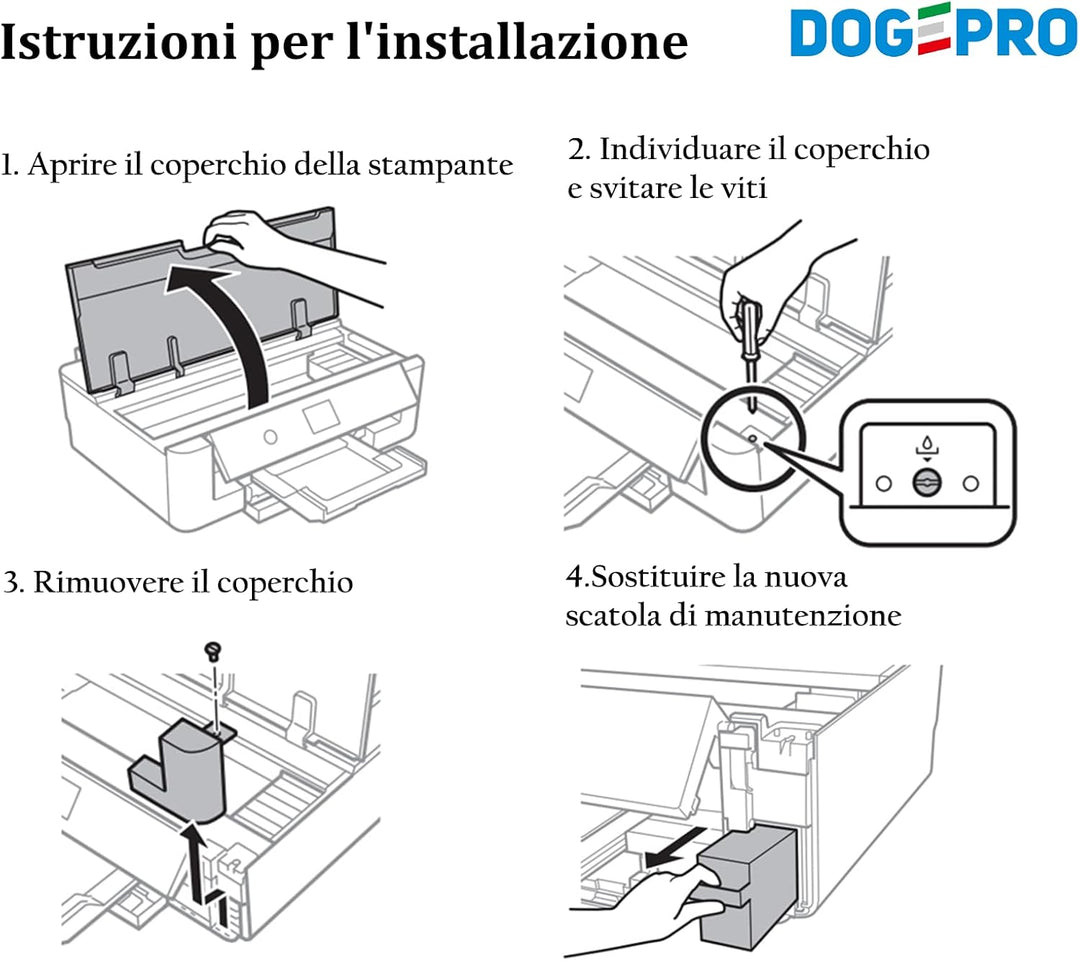 2er Pack 04D0 C13T04D000 Wartungsbox kompatibel mit Epson EcoTank ET-7700 ET-7750 L7188