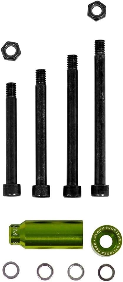 Slamm Scooters Unisex – Erwachsene Slamm Cylinder Pegs Schlümpfe Einheitsgrösse grün, Einheitsgrösse