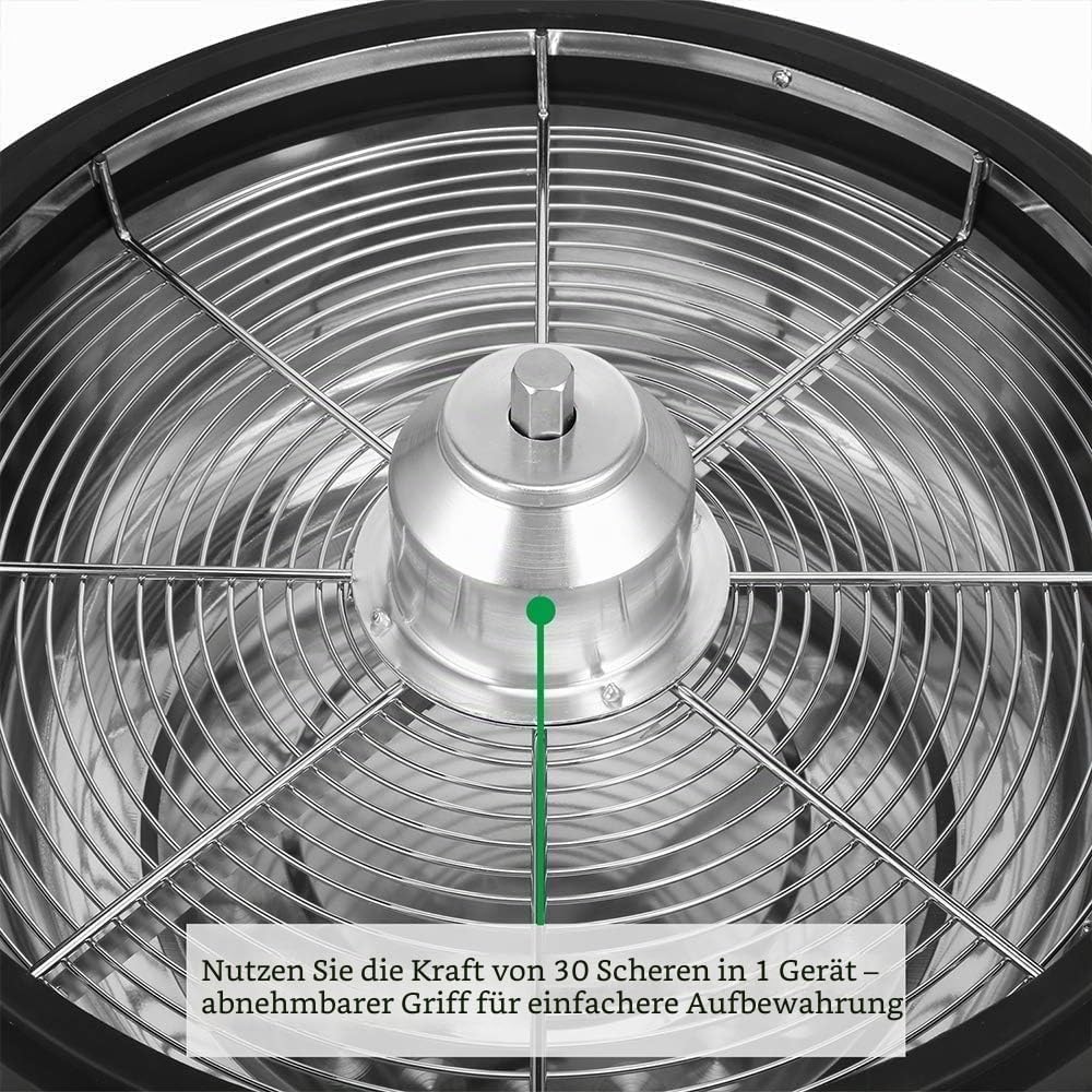 Mi hogar 16 Zoll Blatt Bowl Trimmer Maschine Twisted Spin Cut für Pflanze Knospe und Blume mit verbe