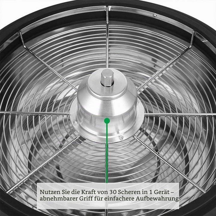 Mi hogar 16 Zoll Blatt Bowl Trimmer Maschine Twisted Spin Cut für Pflanze Knospe und Blume mit verbe