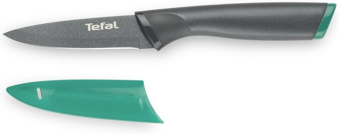 Tefal K122S2 Fresh Kitchen 2er Set Kochmesser 15 cm + Gemüsemesser 9 cm | Edelstahl Klinge + titanve