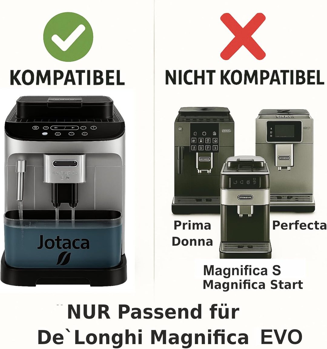Entkalkungs- und Spülbehälter kompatibel mit DeLonghi ECAM (Magnifica - EVO), Magnifica - EVO