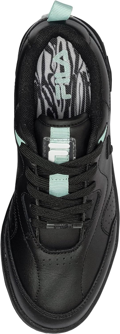 FILA Damen MSL Tennis Wmn Sneaker 40 EU Black Blue Glass, 40 EU Black Blue Glass