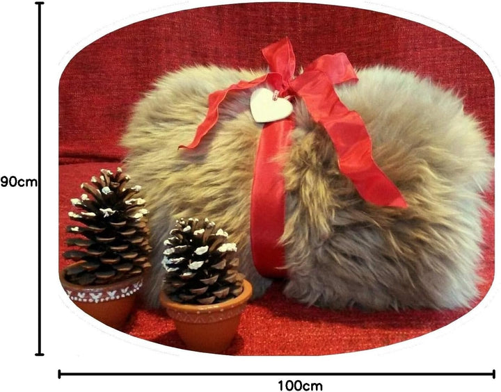 Premium Lammfell Schaffell von LANABEST. Echtes Fell mit ganz zarter Wolle. Kuschelfell, geruchsarm,