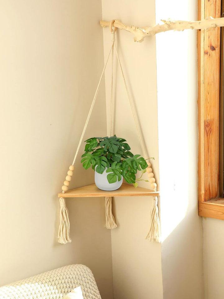 2er-Set Kunstpflanze Hängend Deko Pflanzen im Keramiktopf Mini Kunstpflanze Philodendron Monstera De