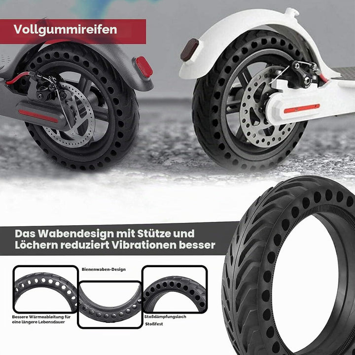 ANSENI Xiaomi M365 e Scooter Reifen, 8.5 Zoll Ersatzräder Solid Reifen, Vollreifen für Xiaomi M365,