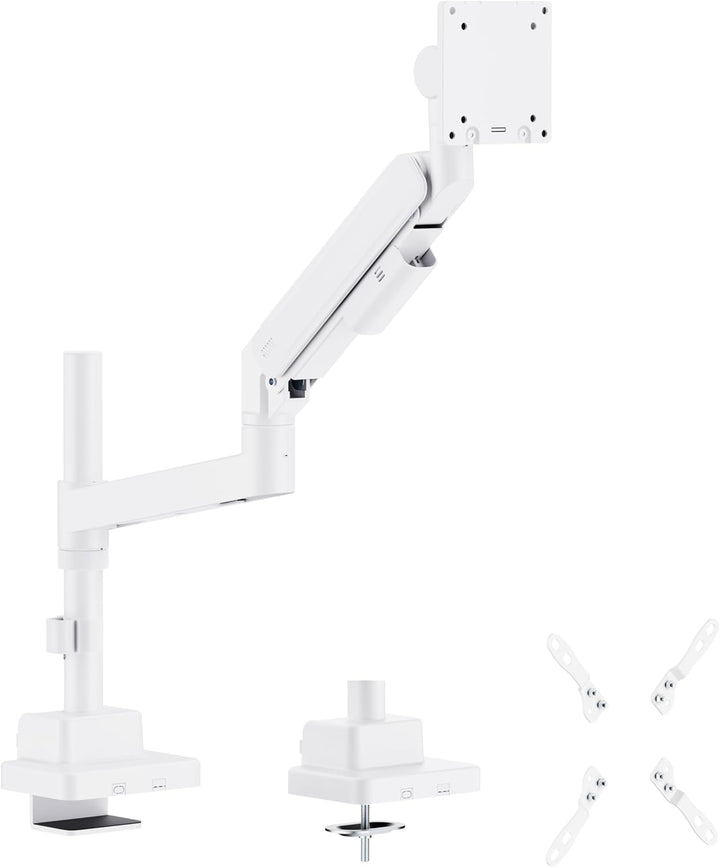 Monitor Halterung Extrastark mit Säule bis 27kg bis 57 Zoll Tragarm mit Gasdruckfeder LED LCD Monito