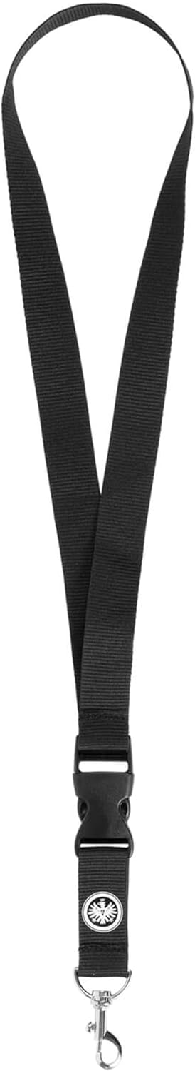 Eintracht Frankfurt Schlüsselband schwarz Logo | Keyholder | Lanyard | Badgeholder | SGE