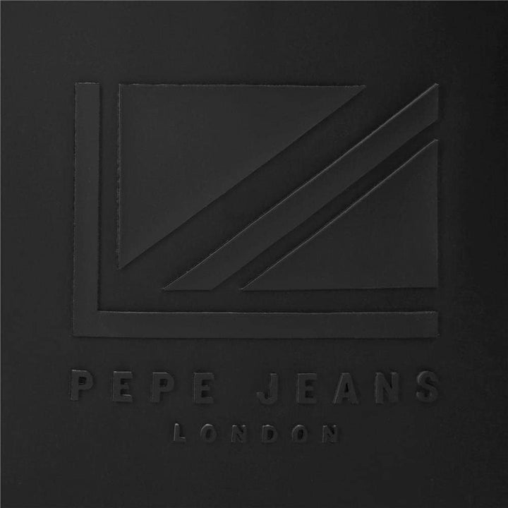 Pepe Jeans Bromley LDN Umhängetasche für Tablets, Schwarz, 23 x 27 x 7 cm, Polyester mit Details aus