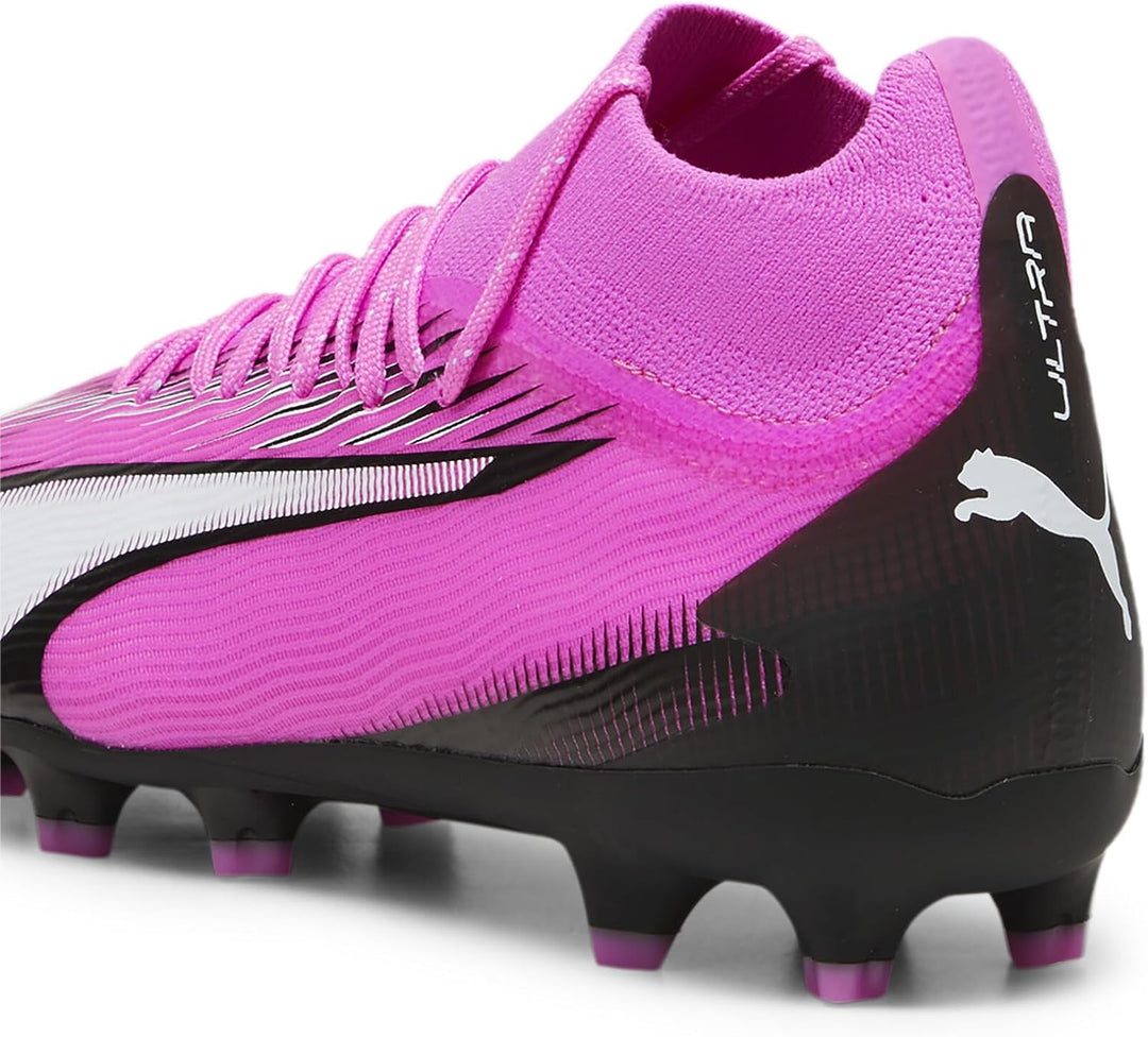 PUMA Unisex Kinder Ultra Pro Fg/Ag Jr Soccer Shoe 35 EU Poison Pink White Black, 35 EU Poison Pink W