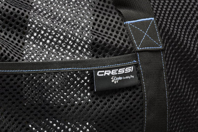 Cressi Crete Snorkeling Bag Schwimmausrüstung Netztasche Einheitsgrösse Blau, Einheitsgrösse Blau