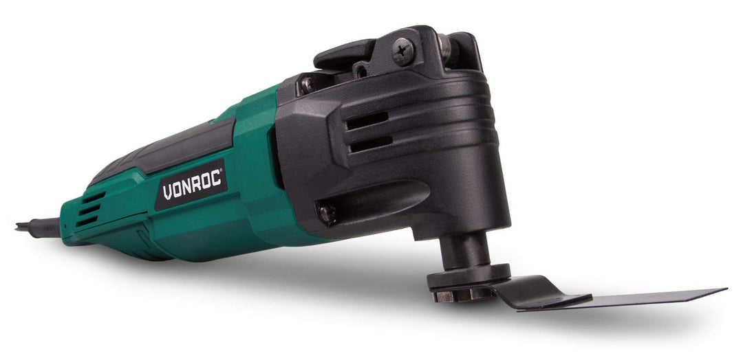 VONROC Multifunktionswerkzeug/Oszillationswerkzeug 300W – Schnellwechselsystem, variable Drehzahl –