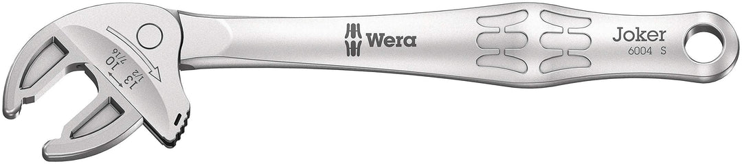 Wera '05020100001 6004 Joker S Selbstjustierender Maulschlüssel, Silber, 10-13 (7/16“-1/2“)