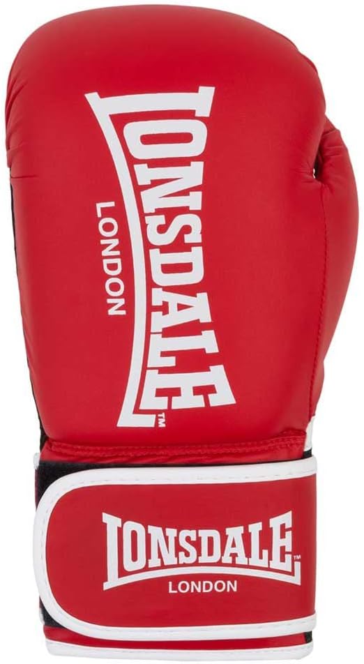 Lonsdale Unisex-Adult Ashdon Equipment 12 oz Red/White, 12 oz Red/White