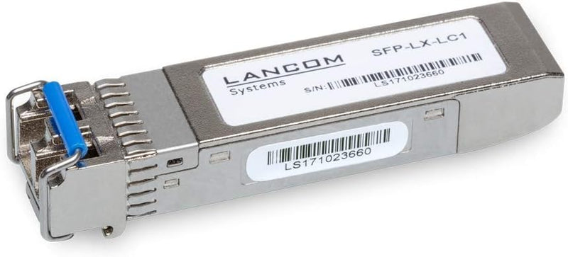 LANCOM SFP-LX-LC1 Glasfaser-SFP-Modul, 1000BASE-LX-SFP-Modul, Singlemode Fiber (max. Entfernung 10 k
