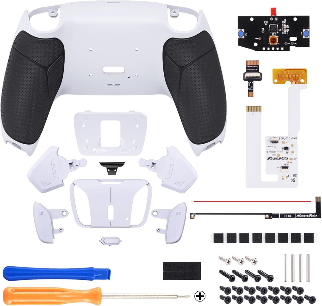 eXtremeRate Programmierbar RISE4 Remap Kit für ps5 Controller BDM-030/040/050, Remapper Board & Gumm