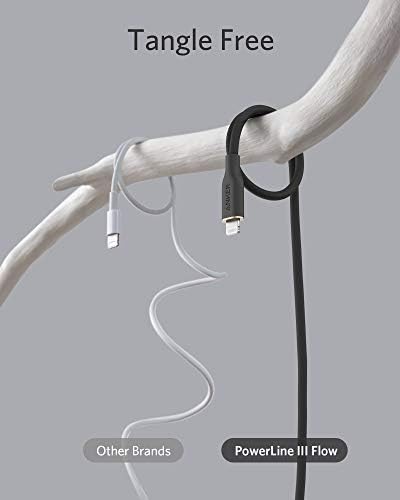 Anker Powerline III Flow, USB C Lightning Kabel, 180cm USB C auf Lightning Kabel kompatibel mit iPho