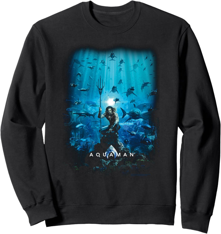 Aquaman Movie Poster Sweatshirt
