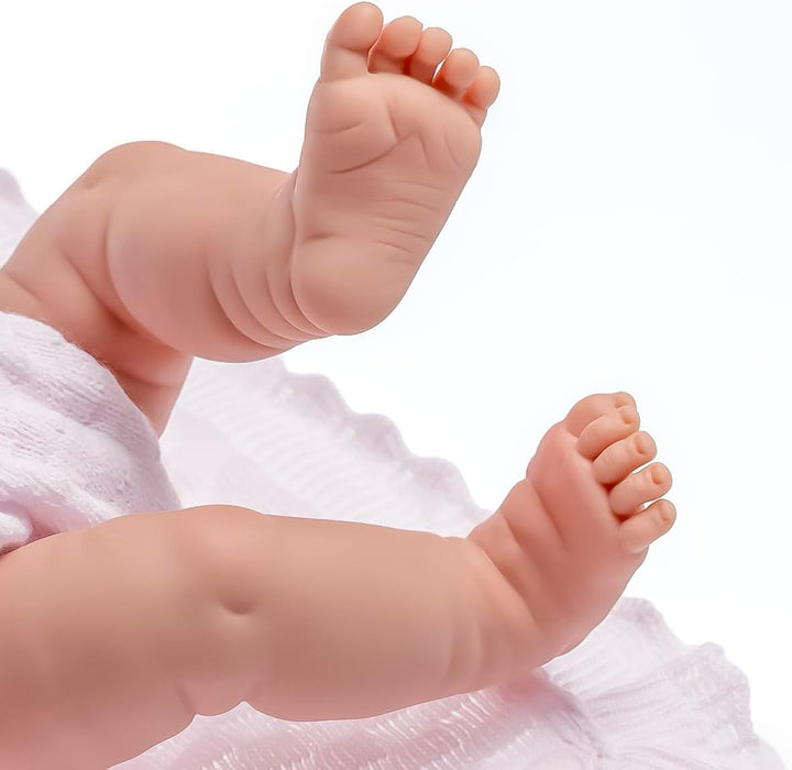jc toys Berenguer Realistische Babypuppe Strickkleid und Decke; ca. 38,1 cm (15 Zoll) Rosa, Rosa