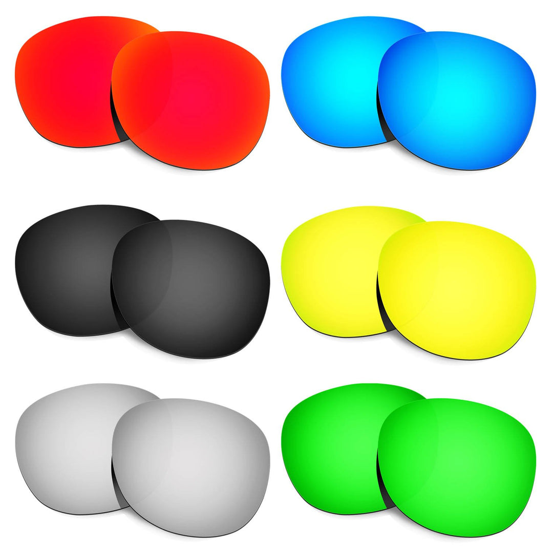 HKUCO Plus Replacement Lenses For Oakley Latch - 6 pair Combo Pack
