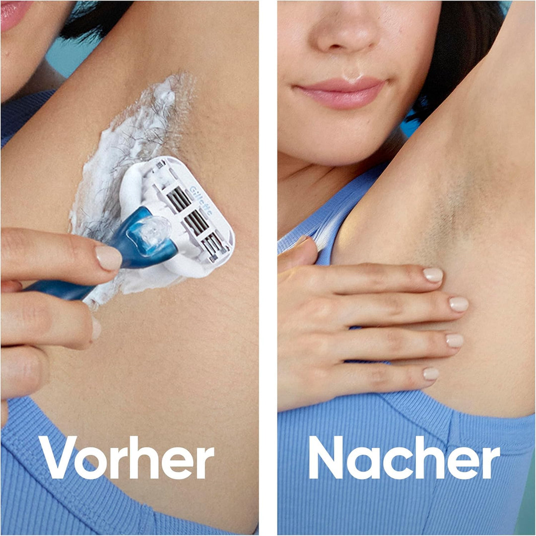 Gillette Venus Smooth Damenrasierer mit wiederverwendbarem Handstück 5 Ersatzklingen 1 stück (1er Pa