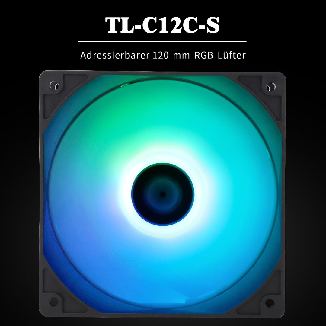 Thermalright AssassinX120 SE ARGB CPU Luftkühler, AX120 SE ARGB, 4 Heat Pipes, TL-C12C-S PWM Leise F