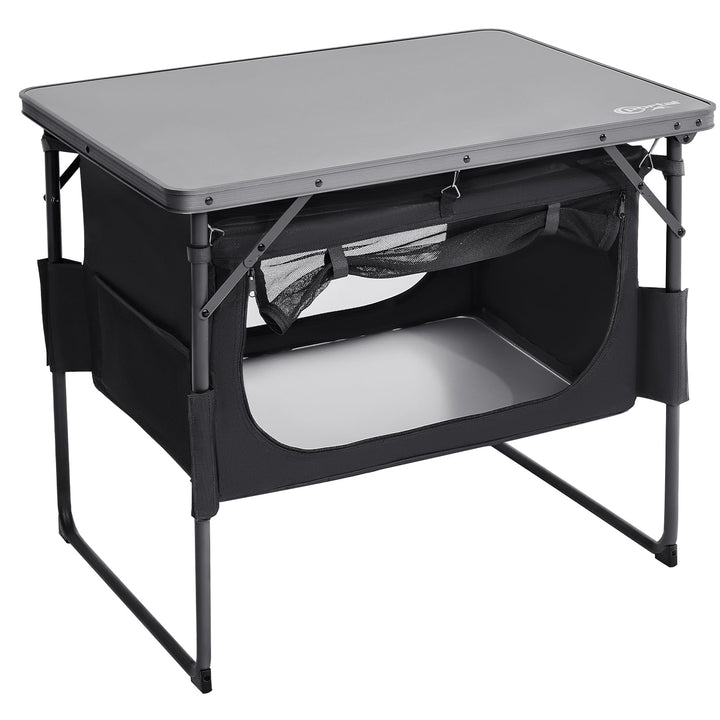 Portal Campingtisch Faltbar mit Stauraum Klapptisch klappbar Esstisch Mini Gartentisch Ultraleicht f