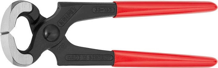 KNIPEX Kneifzange mit Kunststoff überzogen schwarz atramentiert 160 mm 50 01 160 160 mm Griffe mit K