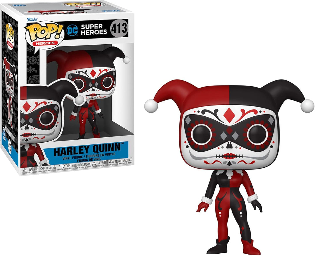 Funko Heroes: POP! Dia De Los DC Collectors Set - Bane, Batman, Harley Quinn, Joker