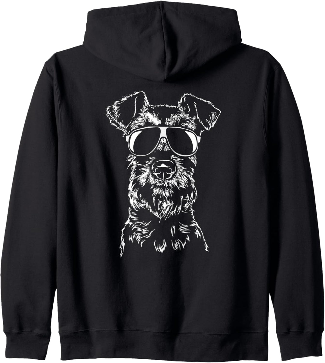 Lustiger Irish Terrier cool Sonnenbrille Jagdhund Hund Hunde Kapuzenjacke