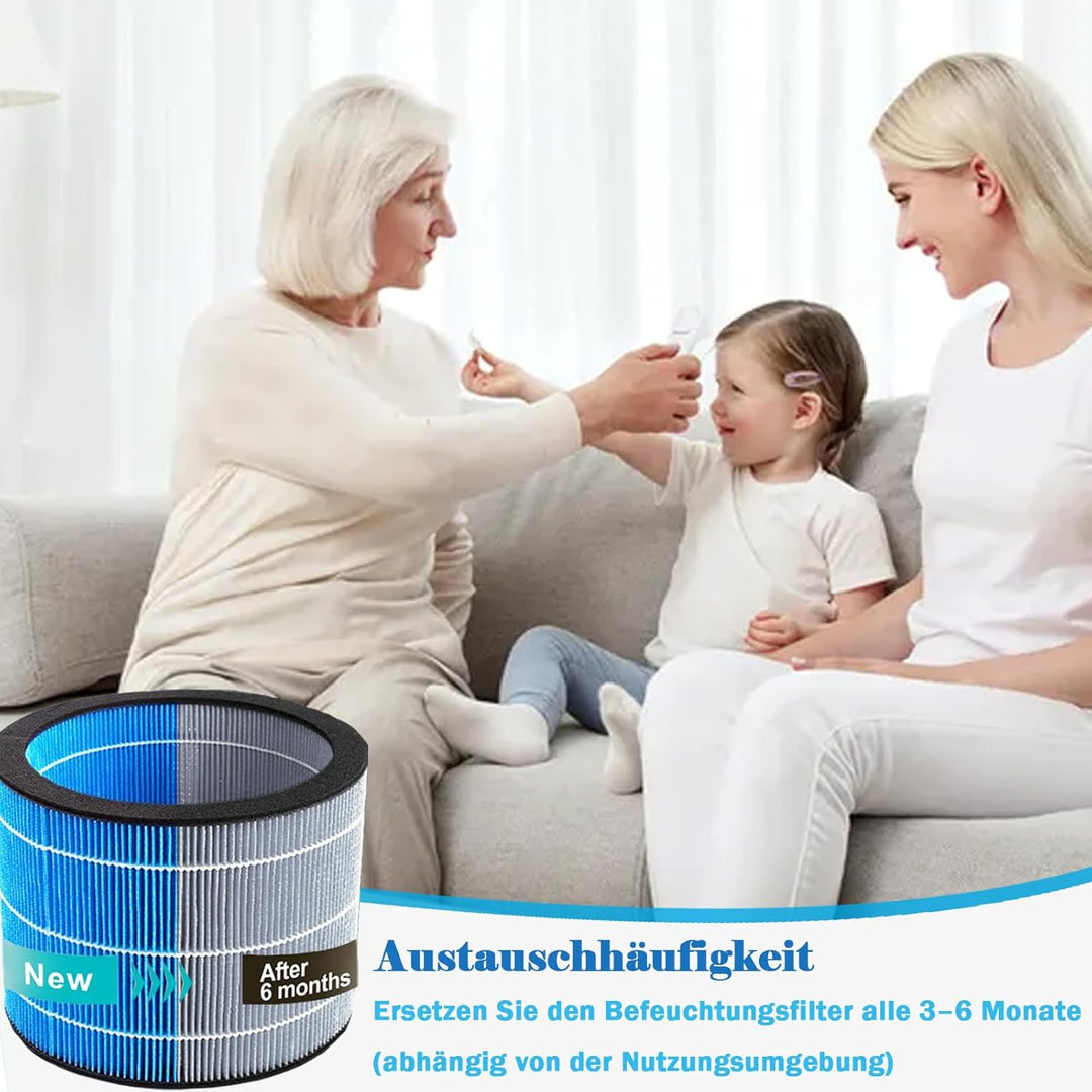 FY3455 Ersatzfilter für Philips 3000 Series AC3737/10 2-in-1 Luftreiniger und Luftbefeuchter Ersatz