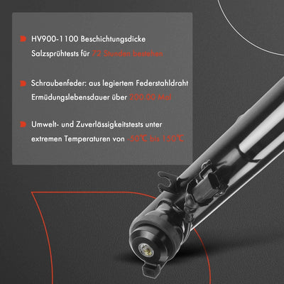 Frankberg 2x Stossdämpfer Federbein Vorne Links Rechts für Q5 8RB 2.0L-3.0L 2008-2017 Replace# 8R041