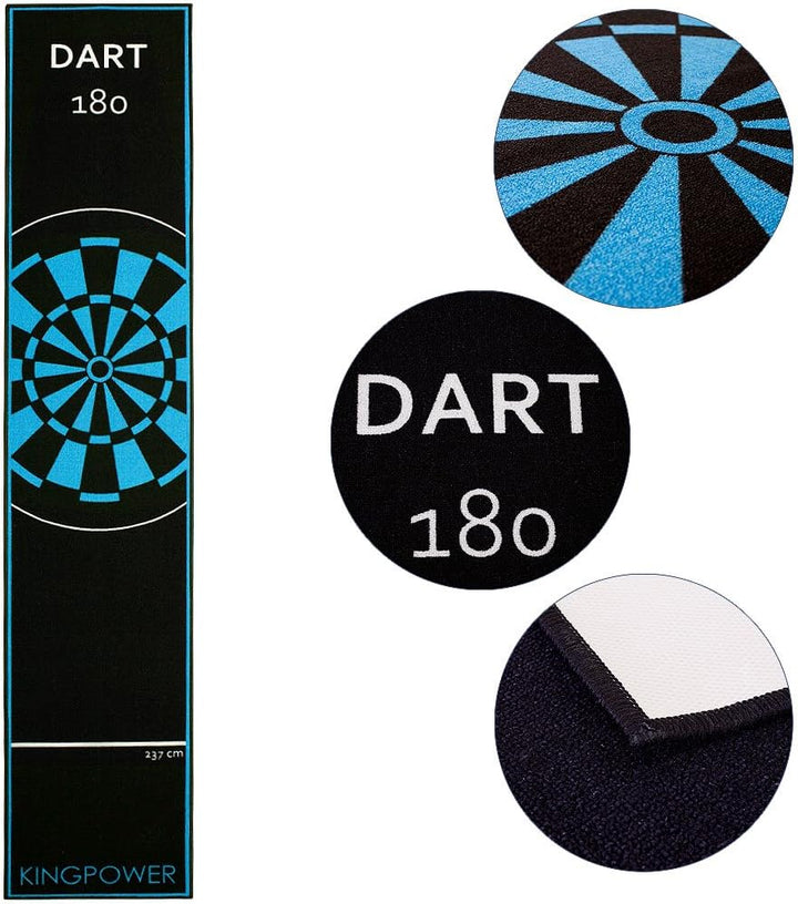 Kingpower Dartmatte Dart Teppich Turnier Matte Abwurflinie Bodenschutz Zubehör Dartpfeile Dartscheib