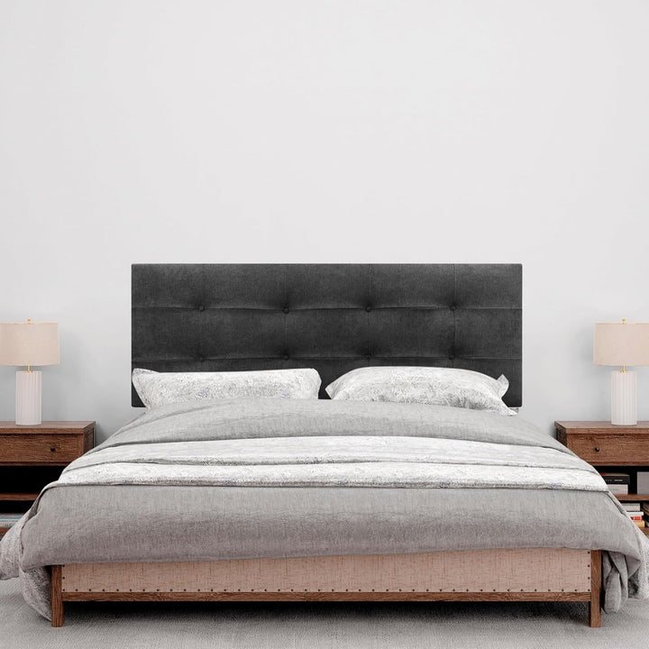 DHOME Kopfteil, gepolstertes Bett Kopfteil 8cm dick. Gepolstertes Kopfteil ACUALINE Stoff und Kunstl