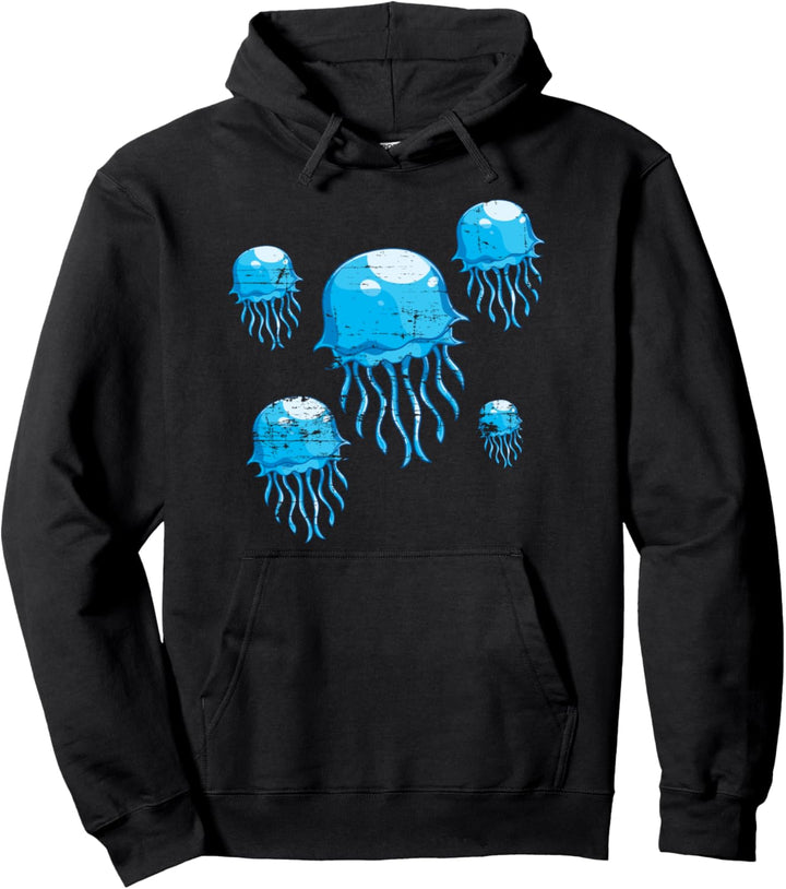 Meeresbewohner Ozean Tier Geschenk Qualle Pullover Hoodie