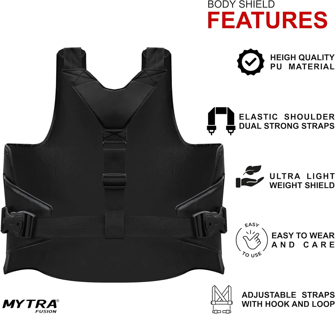 Mytra Fusion Chest & Belly Protector Body Shield Body Armor Body Pad Body Protector Chest Ribs and B
