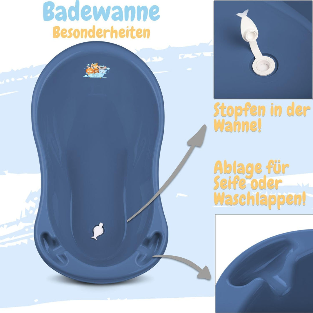 Baby Badewanne mit Gestell 4 Set TÜV Rheinland zertifiziert! Babybadewannen + Baby Badewannensitz +A