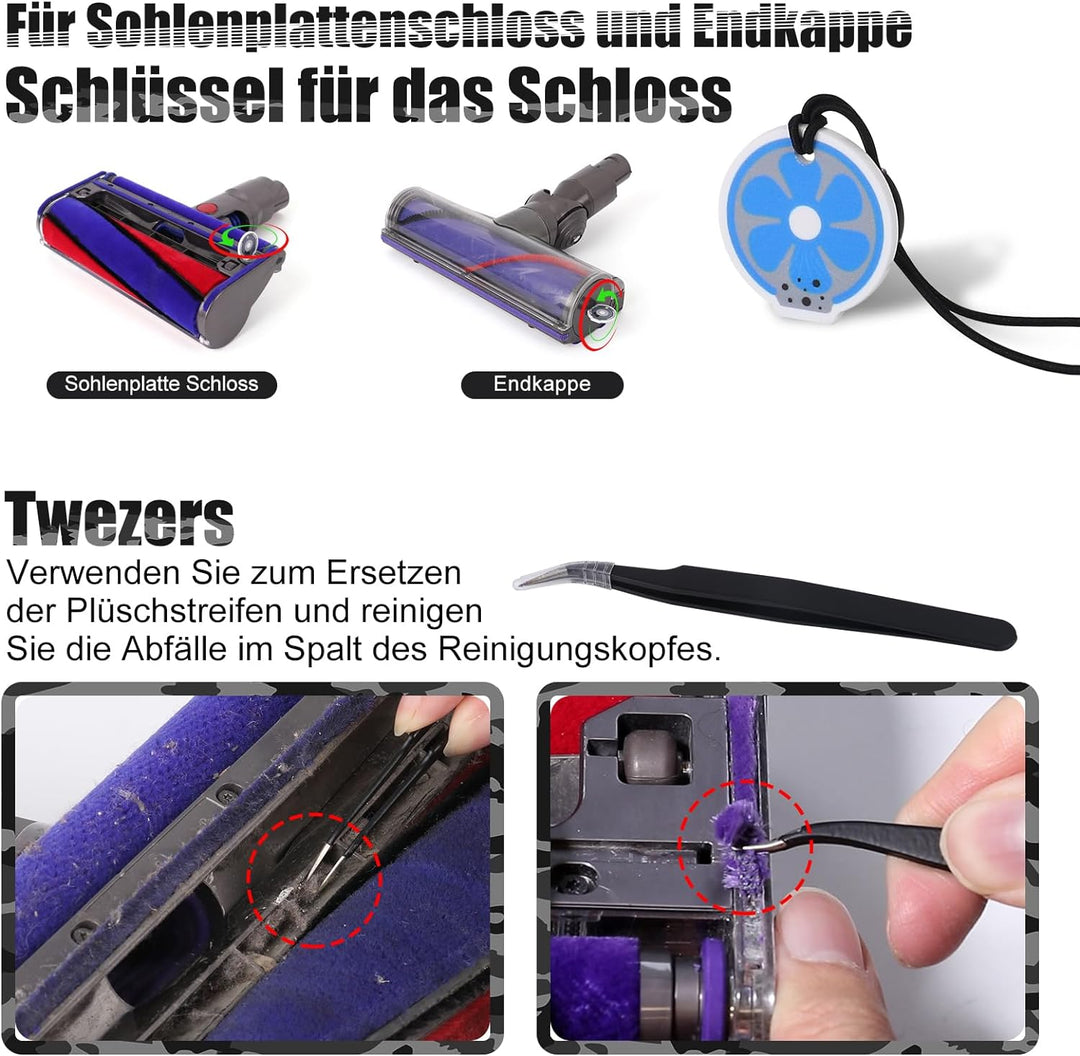 Speziell Angefertigtes Schraubendreher-Set für Dyson V6 V7 V8 V10 V11 V15 Staubsauger - Schraubendre