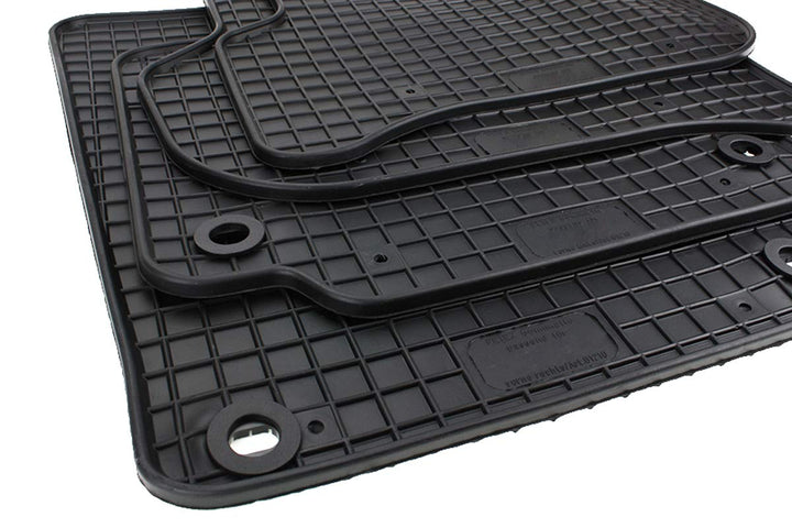 Kfzpremiumteile24 Gummimatten Kompatibel mit Golf Plus Baujahr 02/2005-04/2014 Fussmatten Allwetter