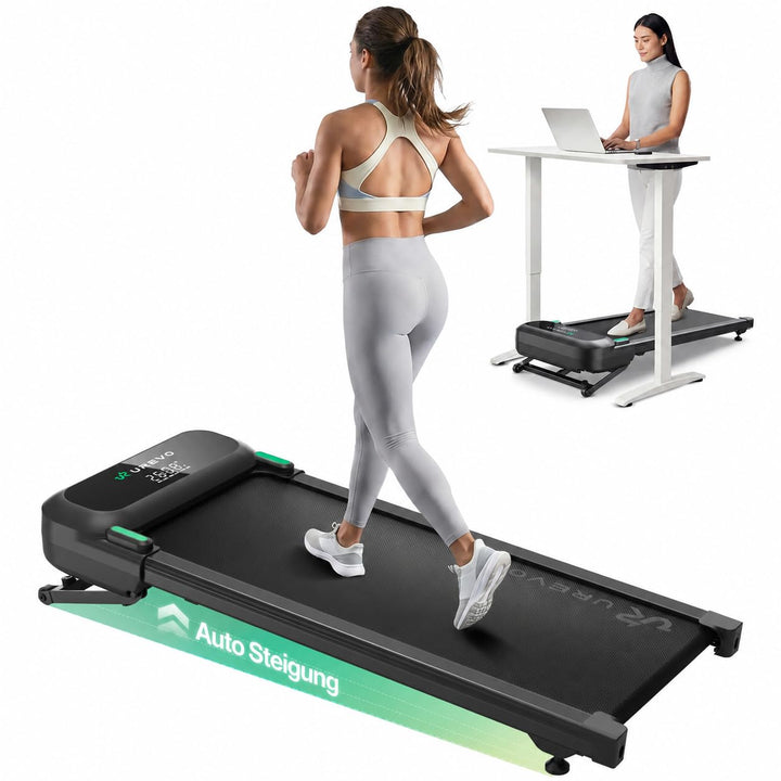 UREVO Smart Walking Pad – Premium Laufband fürs Homeoffice, extra grosse Lauffläche, leiser Motor, A