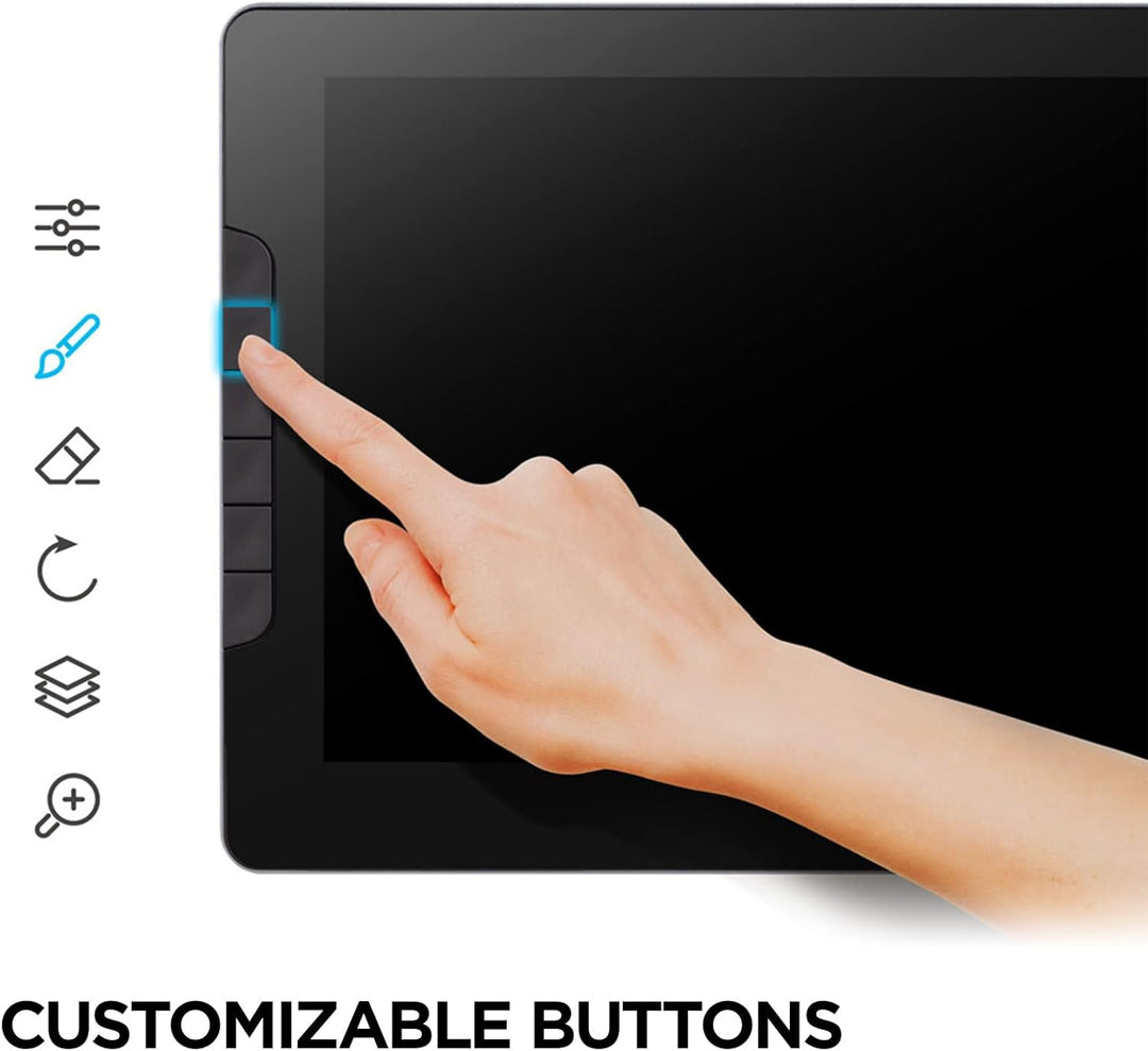 Viewsonic ID1330 (33,7 cm) (13,3 Zoll) PenDisplay Tablet zum Zeichnen und Schreiben (Full-HD, IPS Di