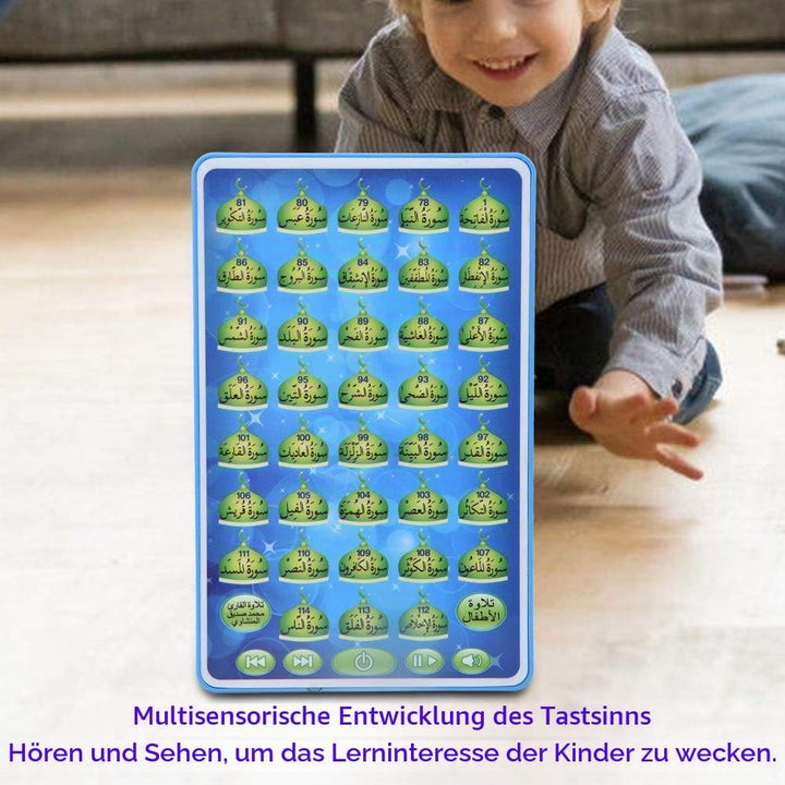Arabische Lesemaschine Kinderfrühes Sprachlernauflagen Tablet elektronisches pädagogisches Spielzeug