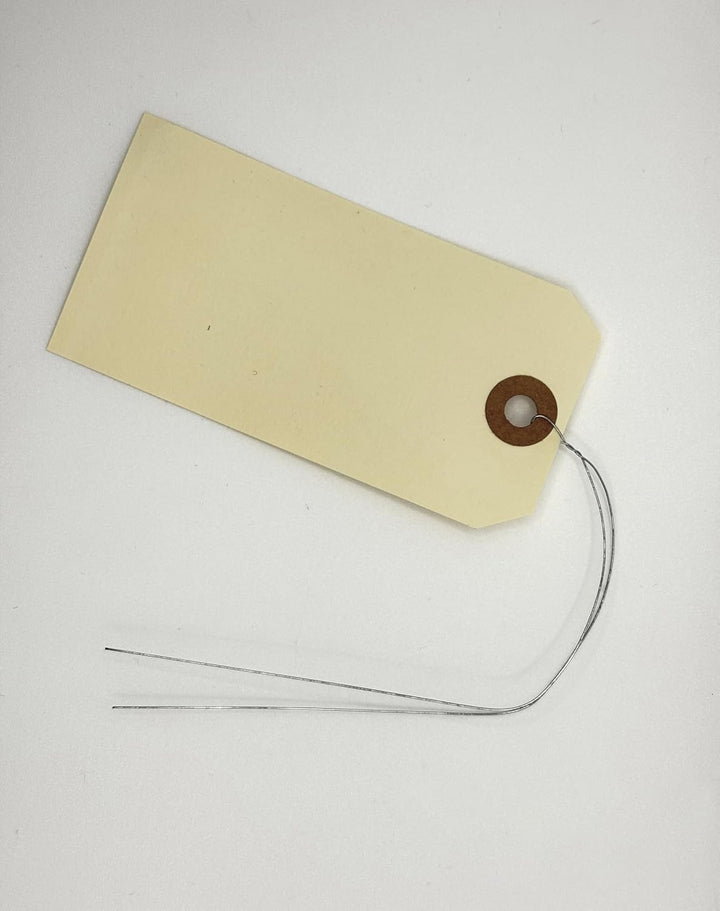 agipa 121315 Gepäckanhänger mit Draht, 120 x 57 mm, 1,000 Gepäckanhänger