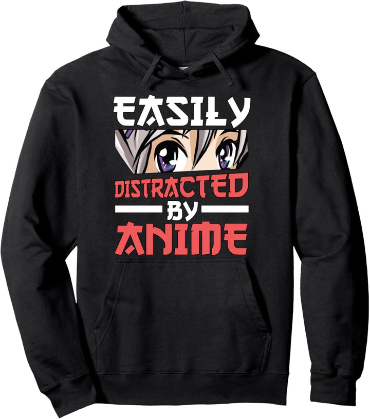 Otaku Geschenk Manga Cosplay Leicht Ablenkbar Durch Anime Pullover Hoodie