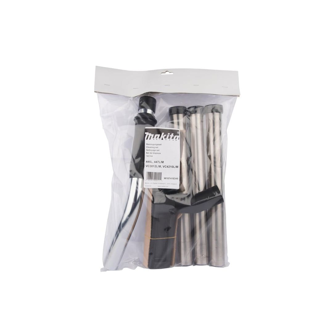 Makita Reinigungsset 6-Teilig (für VC4210M, VC3012M/L Staubsauger, Saugrohrset, Bodendüse, Handrohr,