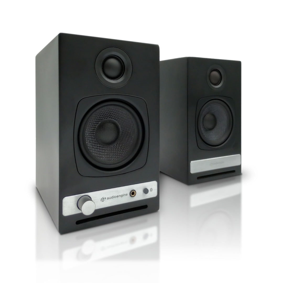 Audioengine A2 HD Wireless Speaker | Lautsprecher für Desktop-Monitor | Heim-Musiksystem aptX HD Blu