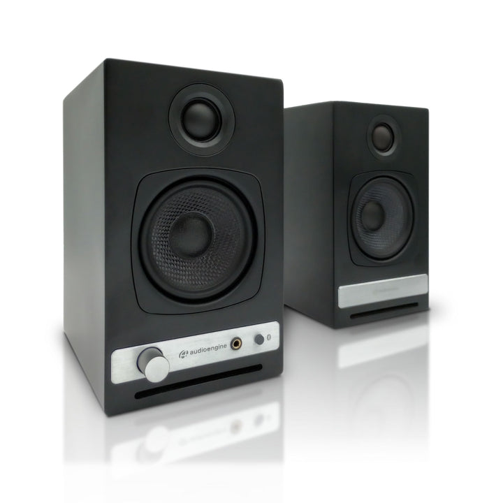 Audioengine A2 HD Wireless Speaker | Lautsprecher für Desktop-Monitor | Heim-Musiksystem aptX HD Blu